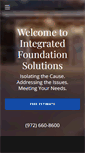 Mobile Screenshot of foundationsolution.com