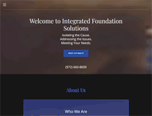 Tablet Screenshot of foundationsolution.com